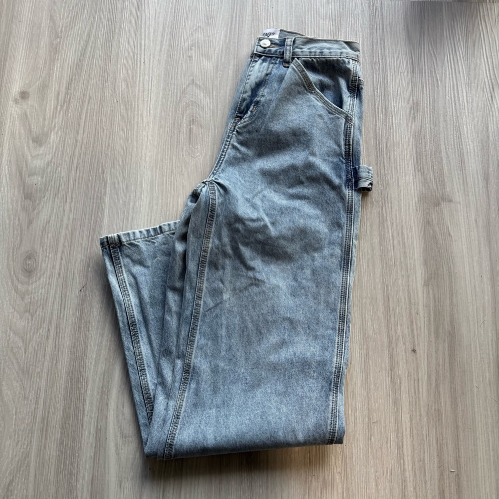 Princess Polly Jeans Light Wash Denim